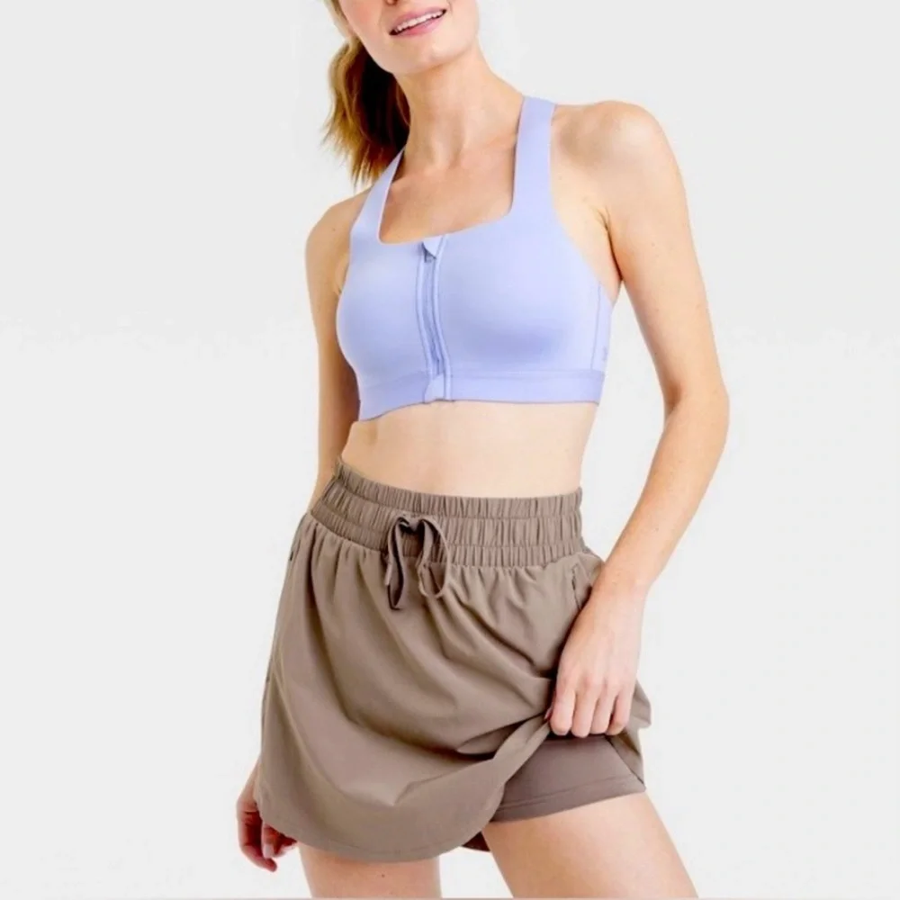 All in Motion Flex‎ Woven Skort Taupe Color Size XXL NEW Athleisure Tennis